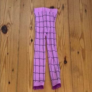 Pink spider girl tights